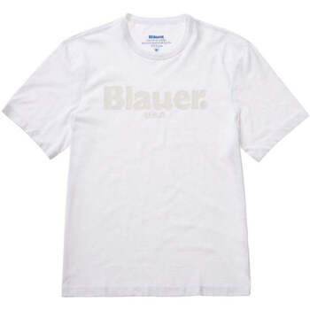 Blauer T-Shirt e Polo Uomo  24SBLUH02142 004547 100 Bianco Bianco