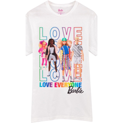 Abbigliamento Donna T-shirts a maniche lunghe Dessins Animés Love Everyone Bianco
