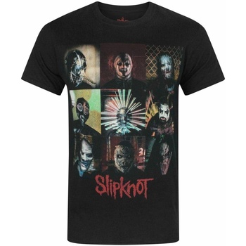 Abbigliamento Uomo T-shirts a maniche lunghe Slipknot NS8166 Nero