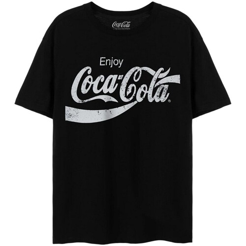 Abbigliamento T-shirts a maniche lunghe Coca-Cola NS8191 Nero
