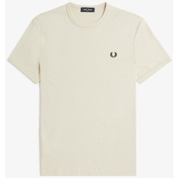 Fred Perry - T-SHIRT LOGO Beige