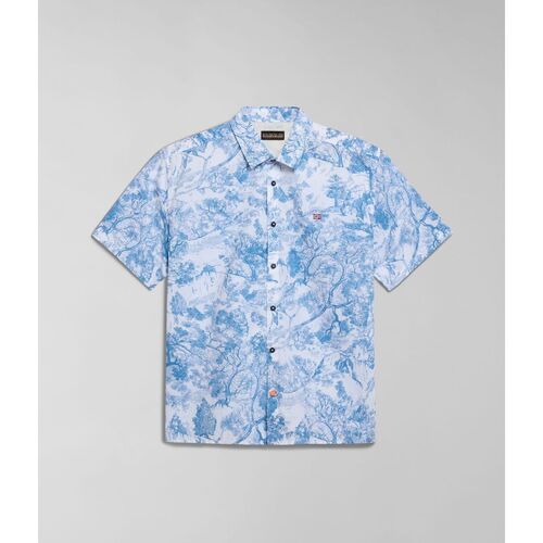 Abbigliamento Uomo Camicie maniche lunghe Napapijri G-RONGE NP0A4HX1-F5Z Blu