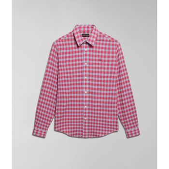 Abbigliamento Uomo Camicie maniche lunghe Napapijri G-TULITA LS NP0A4HTT-CAS Rosa