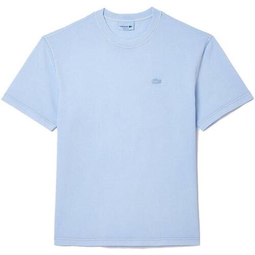 Abbigliamento T-shirt maniche corte Lacoste  Blu