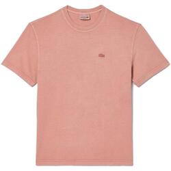 Abbigliamento T-shirt maniche corte Lacoste  Rosa