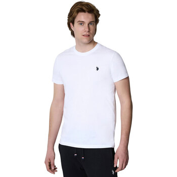 Abbigliamento Uomo T-shirt maniche corte U.S Polo Assn. MICK T-SHIRT M. CORTA Bianco