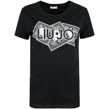 Abbigliamento Donna T-shirt maniche corte Liu Jo ECS T-SHIRT MODA MC Nero