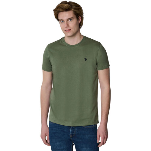 Abbigliamento Uomo T-shirt maniche corte U.S Polo Assn. MICK T-SHIRT M. CORTA Verde