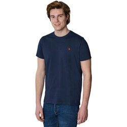 Abbigliamento Uomo T-shirt maniche corte U.S Polo Assn. MICK T-SHIRT M. CORTA Blu