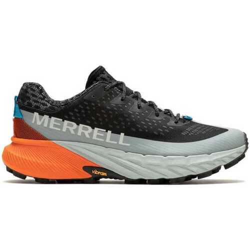 Scarpe Uomo Running / Trail Merrell AGILITY PEAK 5 J068051 BLACK TANGERINE blk orange grey Nero