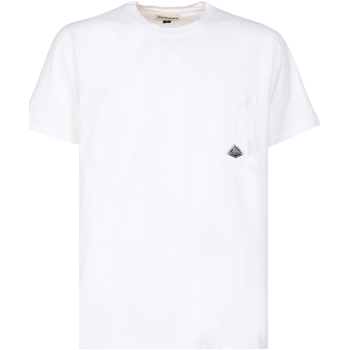 Abbigliamento Uomo T-shirt & Polo Roy Rogers T-SHIRT POCKET MAN C0014 Optic white