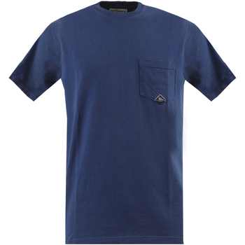 Abbigliamento Uomo T-shirt & Polo Roy Rogers T-SHIRT POCKET MAN C0083 Blu