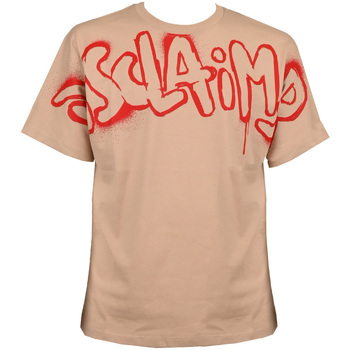 Abbigliamento Uomo T-shirt maniche corte Disclaimer 24eds54214-safari Giallo