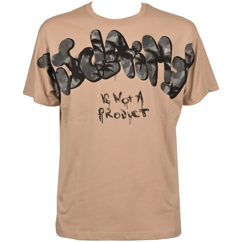 Abbigliamento Uomo T-shirt maniche corte Disclaimer 24eds54260-safari Giallo