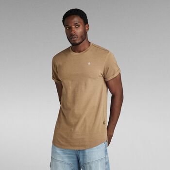 Abbigliamento Uomo T-shirt & Polo G-Star Raw D16396-D565 LASH-8042 FD FAWN HTR Marrone