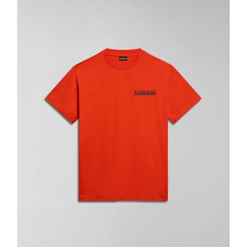 Abbigliamento Uomo T-shirt & Polo Napapijri S-GOUIN NP0A4HTQ-A63 ORANGE SPICY Arancio