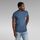 Abbigliamento Uomo T-shirt & Polo G-Star Raw D16396-2653 LASH-G305 VINTAGE INDIGO Blu