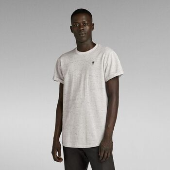 Abbigliamento Uomo T-shirt & Polo G-Star Raw D16396-D565 LASH-971 MILK HTR Bianco