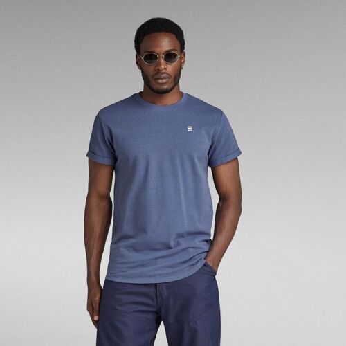 Abbigliamento Uomo T-shirt & Polo G-Star Raw D16396-D565 LASH-G382 VINTAGE INDIGO Blu