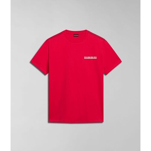 Abbigliamento Uomo T-shirt & Polo Napapijri S-GRAS NP0A4HQN-R25 RED BARBERRY Rosa