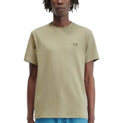 Abbigliamento Uomo T-shirt & Polo Fred Perry Fp Tape Detail T-Shirt Grigio