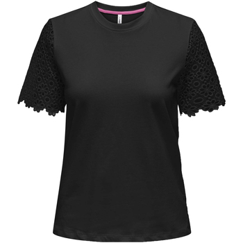 Abbigliamento Donna T-shirt maniche corte Only 15319435 Nero