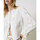 Abbigliamento Donna Jeans 3/4 & 7/8 Twin Set GIACCA IN MUSSOLA CON RICAMI Bianco