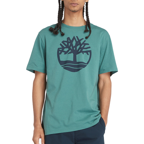 Abbigliamento Uomo T-shirt maniche corte Timberland Kennebec River Tree Logo Verde