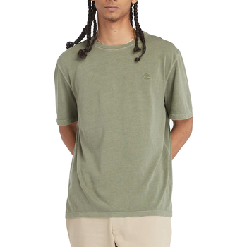 Abbigliamento Uomo T-shirt maniche corte Timberland Garment-Dyed Verde