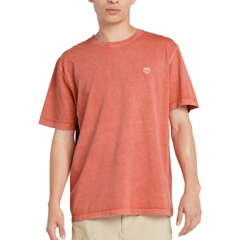 Abbigliamento Uomo T-shirt maniche corte Timberland Garment-Dyed Rosso