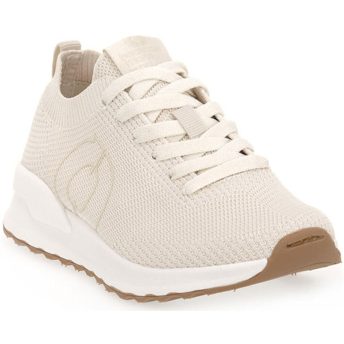 Scarpe Donna Sneakers Ecoalf OFF WHITE CONDENKNIT Bianco