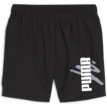 Abbigliamento Uomo Shorts / Bermuda Puma Shorts Uomo Essentials+ Logo Lab Nero