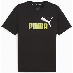 Abbigliamento Uomo T-shirt maniche corte Puma T-shirt Uomo Essentials+ 2 Col Logo Nero