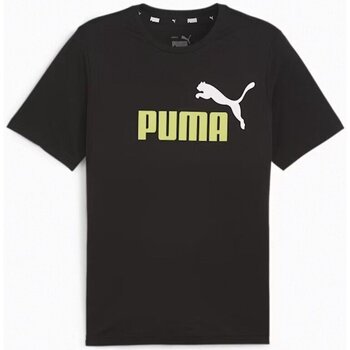 Puma T-shirt Uomo Essentials+ 2 Col Logo Nero