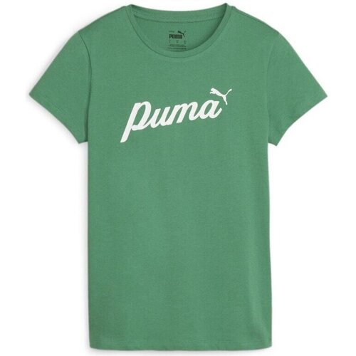 Abbigliamento Donna T-shirt maniche corte Puma T-shirt Donna Essentials+ Script Bianco