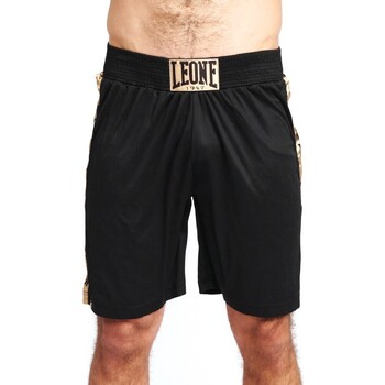 Abbigliamento Uomo Shorts / Bermuda Leone Pantaloncini Boxe Uomo DNA Nero