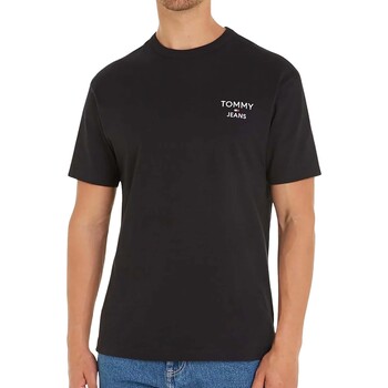 Abbigliamento Uomo T-shirt & Polo Tommy Jeans Tjm Reg Corp Tee Ext Nero