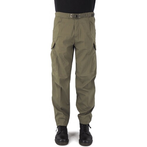 Abbigliamento Uomo Jeans White Sand Pantalone Cargo Verde Militare Verde