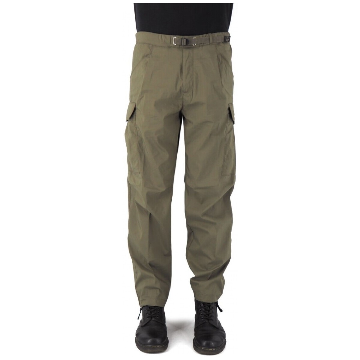 Abbigliamento Uomo Jeans White Sand Pantalone Cargo Verde Militare Verde