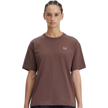 Abbigliamento Uomo T-shirt & Polo Fred Perry Fp Crew Neck T-Shirt Marrone