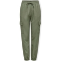 Image of Pantaloni Only Noos Caro Pull Up Trousers - Oil Green