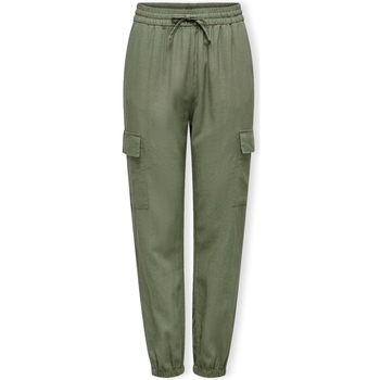 Abbigliamento Donna Pantaloni Only Noos Caro Pull Up Trousers - Oil Green Verde