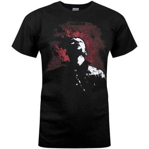 Abbigliamento Uomo T-shirts a maniche lunghe The Walking Dead Shot In The Head Nero