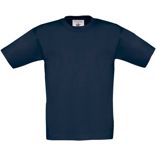 Abbigliamento Unisex bambino T-shirt & Polo B&c Exact 150 Blu