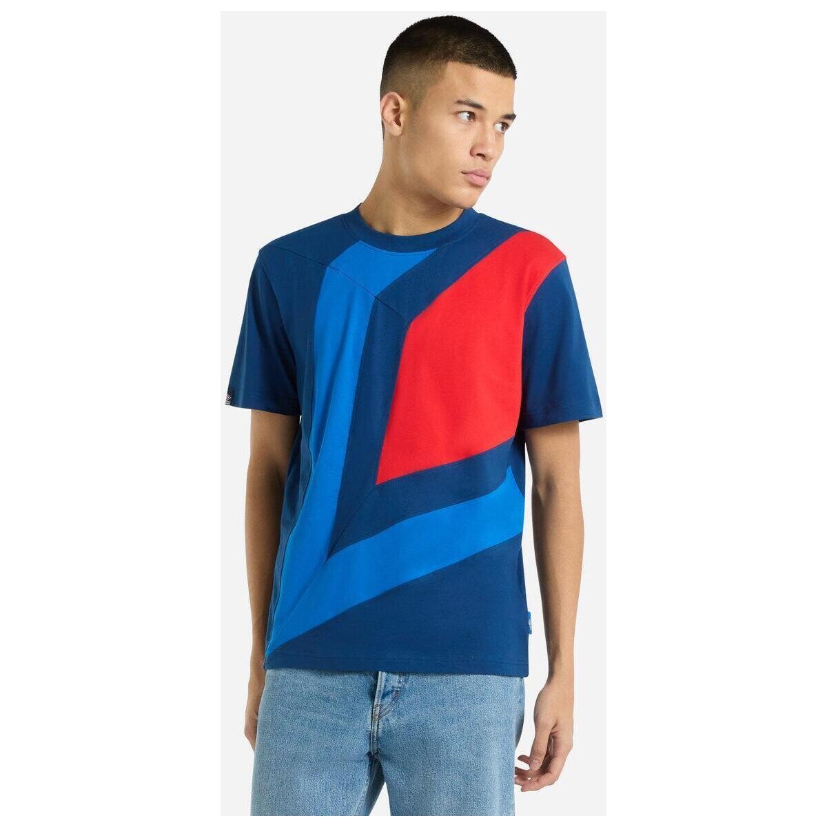 Abbigliamento Uomo T-shirts a maniche lunghe Umbro UO2101 Blu