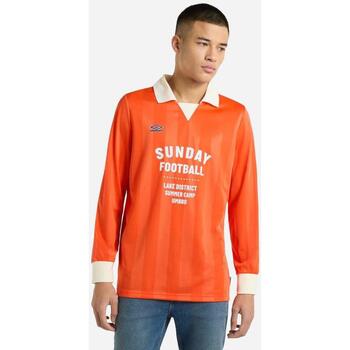 Abbigliamento Uomo T-shirts a maniche lunghe Umbro UO2103 Arancio