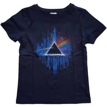 Abbigliamento Unisex bambino T-shirt maniche corte Pink Floyd Dark Side Of The Moon Blu