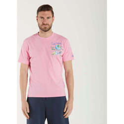 Abbigliamento Uomo T-shirt maniche corte Mc2 Saint Barth t-shirt gin glass rosa Rosa