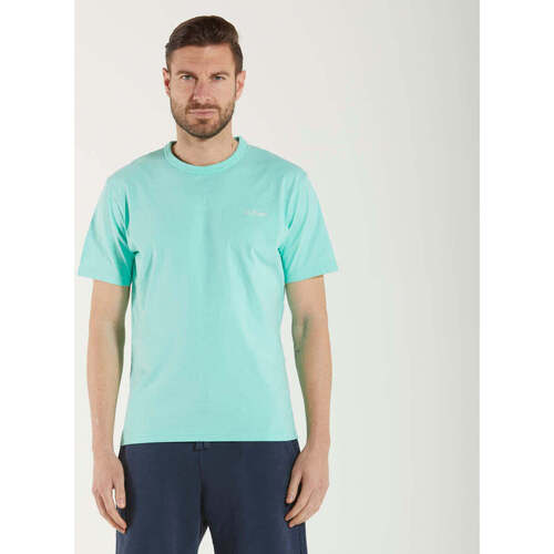 Abbigliamento Uomo T-shirt maniche corte Mc2 Saint Barth t-shirt SB verde acqua Blu