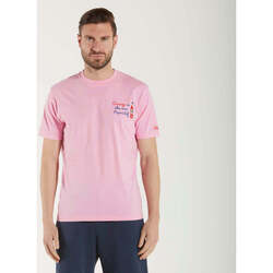 Abbigliamento Uomo T-shirt maniche corte Mc2 Saint Barth t-shirt spritz aperitif rosa Rosa